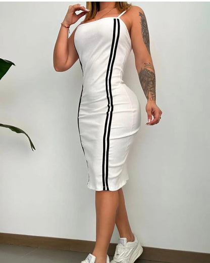 Vestido Mary Rib Dos Líneas