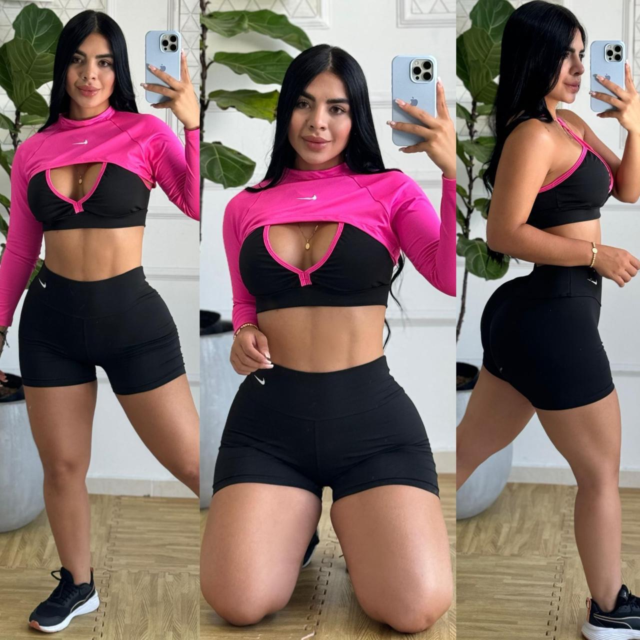 Conjunto Deportivo Corto 3 Piezas Chaqueta