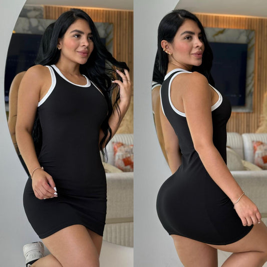 Vestido Tela Rib